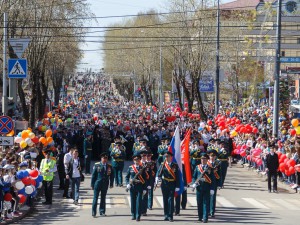 Бессмертный полк Сыктывкара в 74-летие Великой Победы собрал 12 тысяч участников